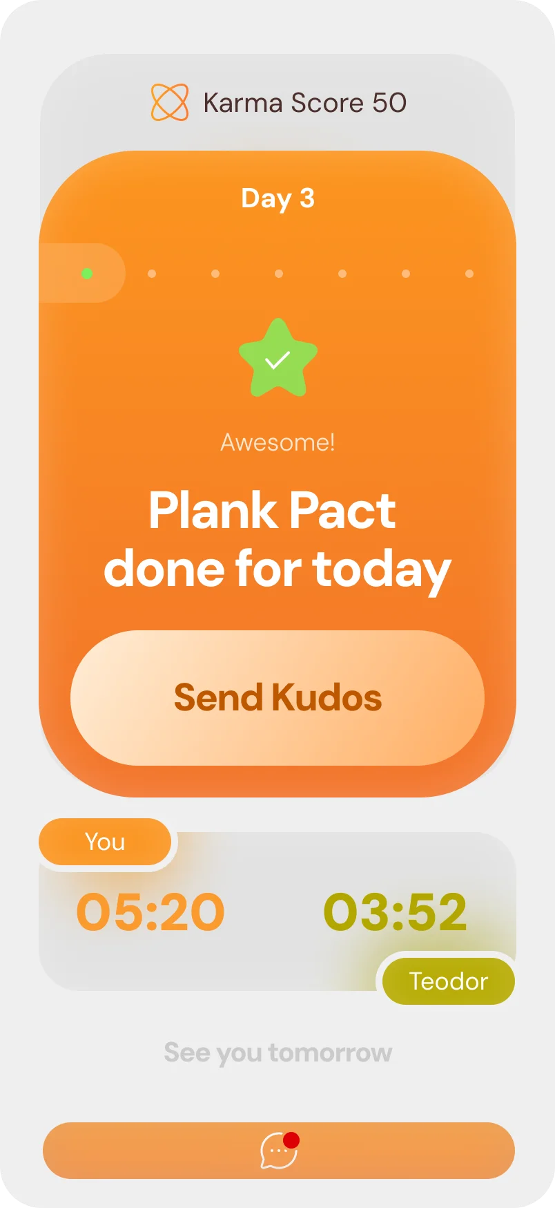 PlankPact app screen 14
