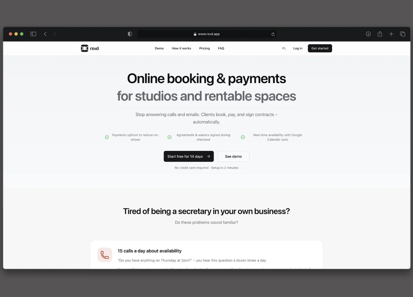 RSVD landing page
