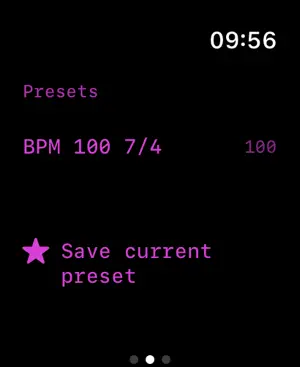 WristBeat presets